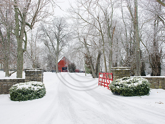 SnowyDriveRedBarn8498
